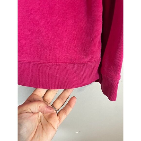 Retro Hoodie Sweatshirt Gap Pink M Preppy Classic Chic Y2K Grunge Neutral 90s - Picture 9 of 9